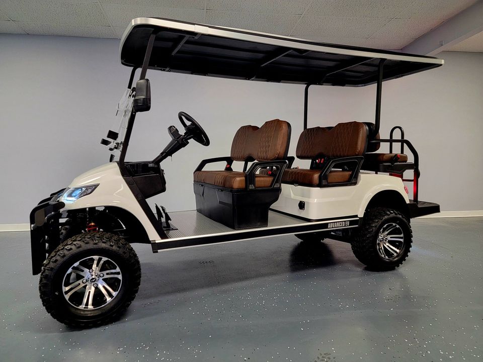 2024 Advanced EV Advent Lithium 6 Seat Golf Cart - Image 3